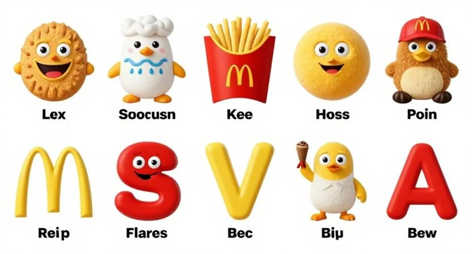 mcdonalds characters names